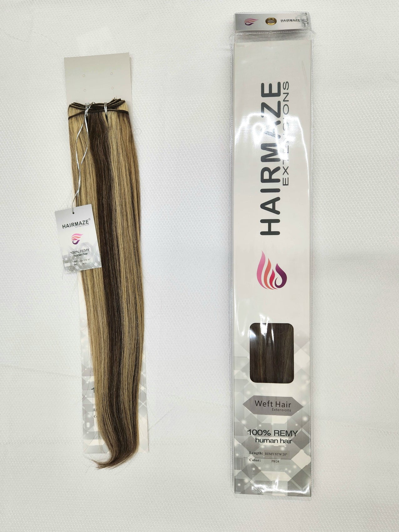 (22") Remy 100% Human Hair Weft image 0