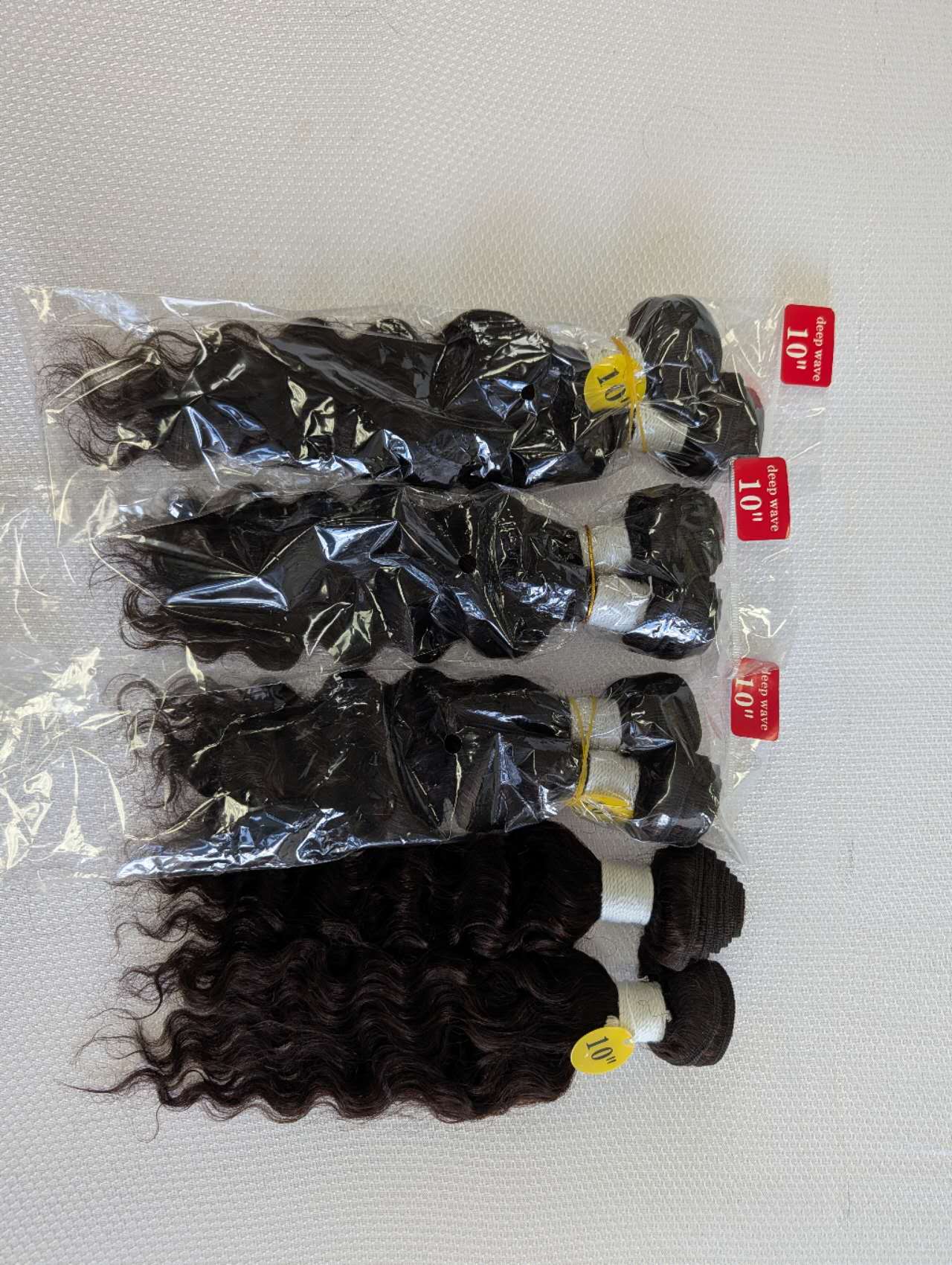 Natural black 1B bundles, deepwave , 100% Human Hair