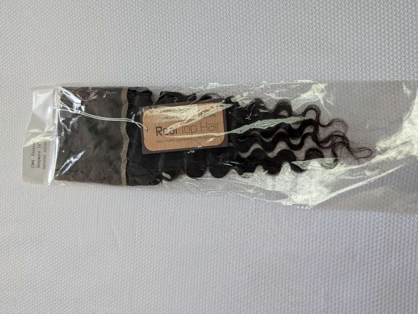 HD lace Frontal 13×4 inches, Brazilian hair, Natural black color