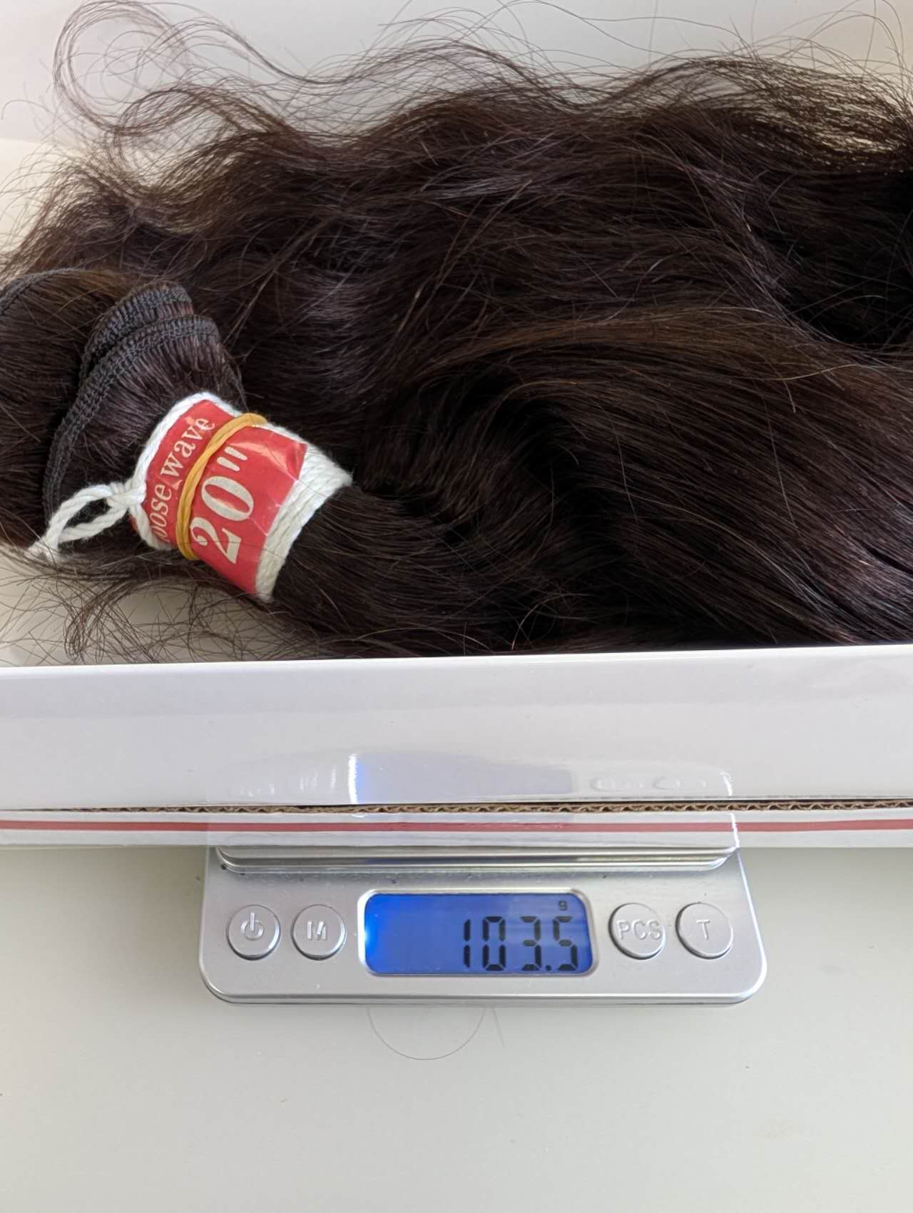 Natural loose wave bundles,dark chocolate brown , 100% Human Hair