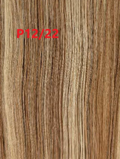 7 Pcs Clip-On extensions18-20" Remy 100% Human Hair straight