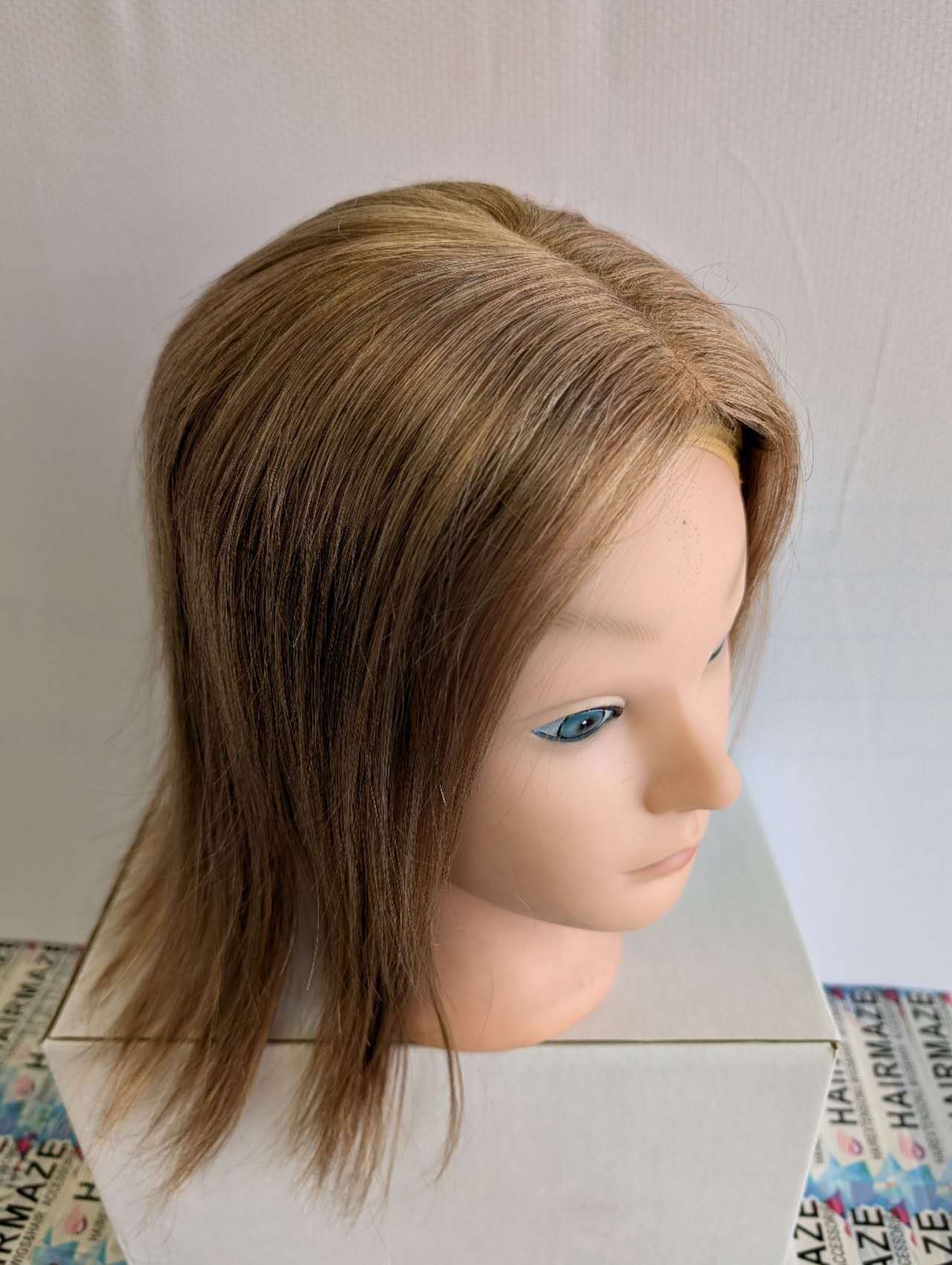 Base size 6*7" length 12" Fine Human Hair Toppers