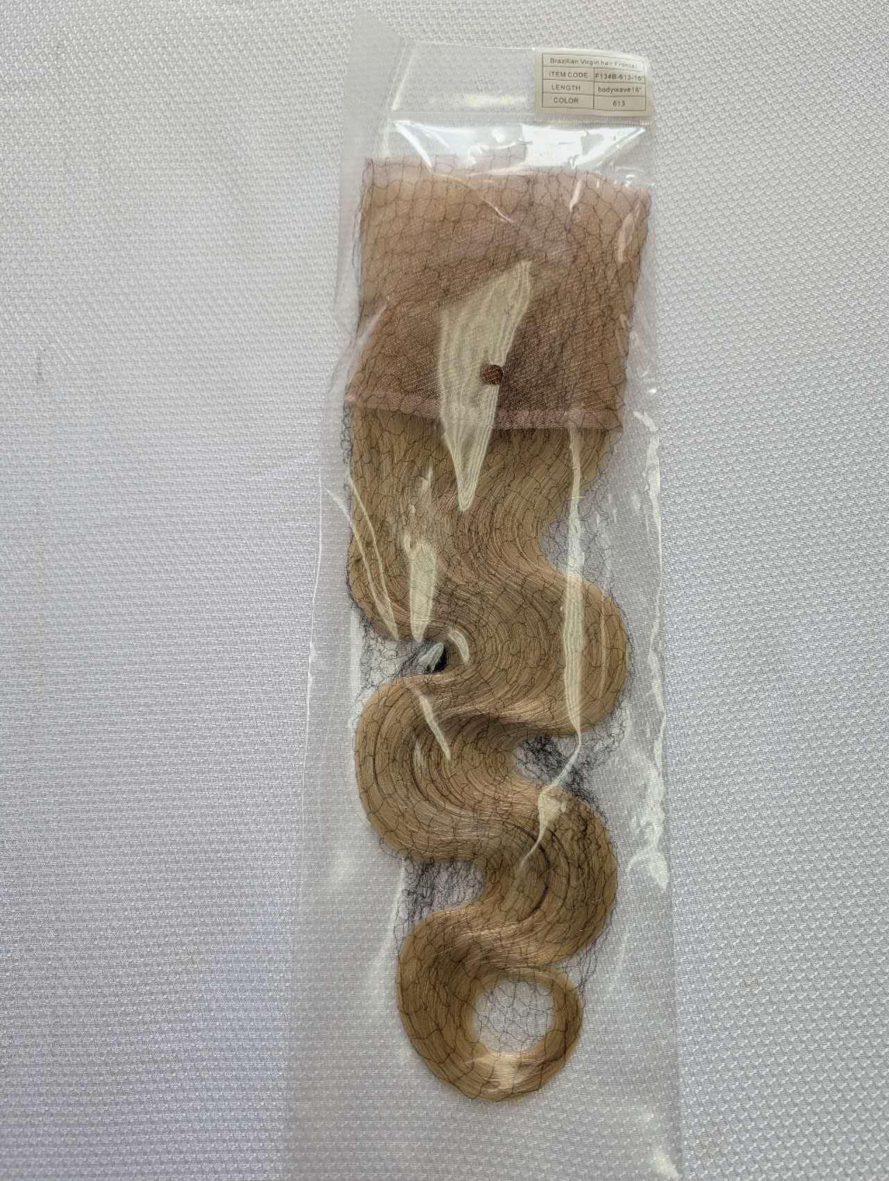 HD lace Frontal 13×4 inches, Brazilian hair,  Color 613