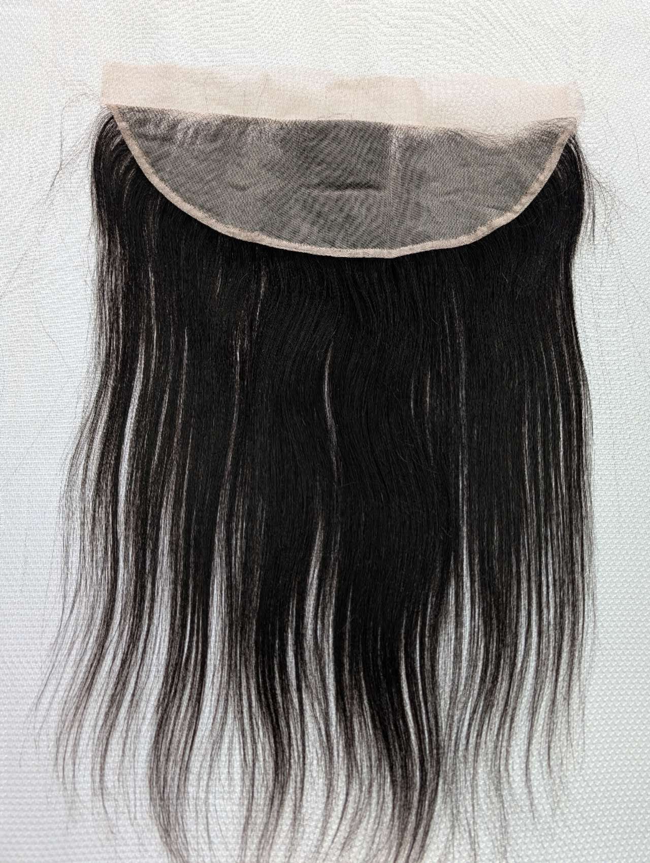 HD lace Frontal 13×4 inches, Brazilian hair, Natural black color