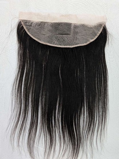 HD lace Frontal 13×4 inches, Brazilian hair, Natural black color