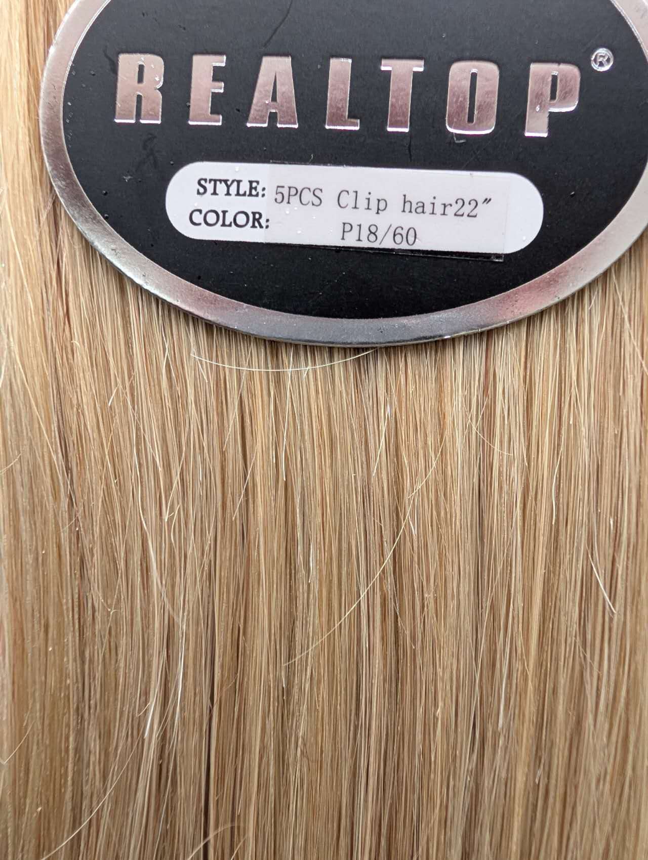 5 pcs Clip-On Extnsions 22“  Remy 100% Human Hair