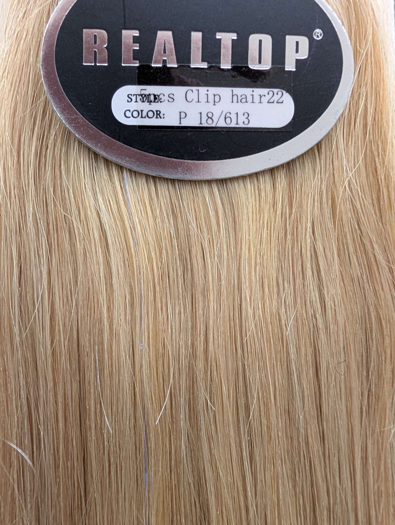5 pcs Clip-On Extnsions 22“  Remy 100% Human Hair