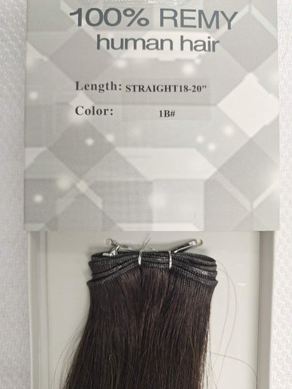 18 inch Remy 100% Human Hair New mini hand-tied weft image 9