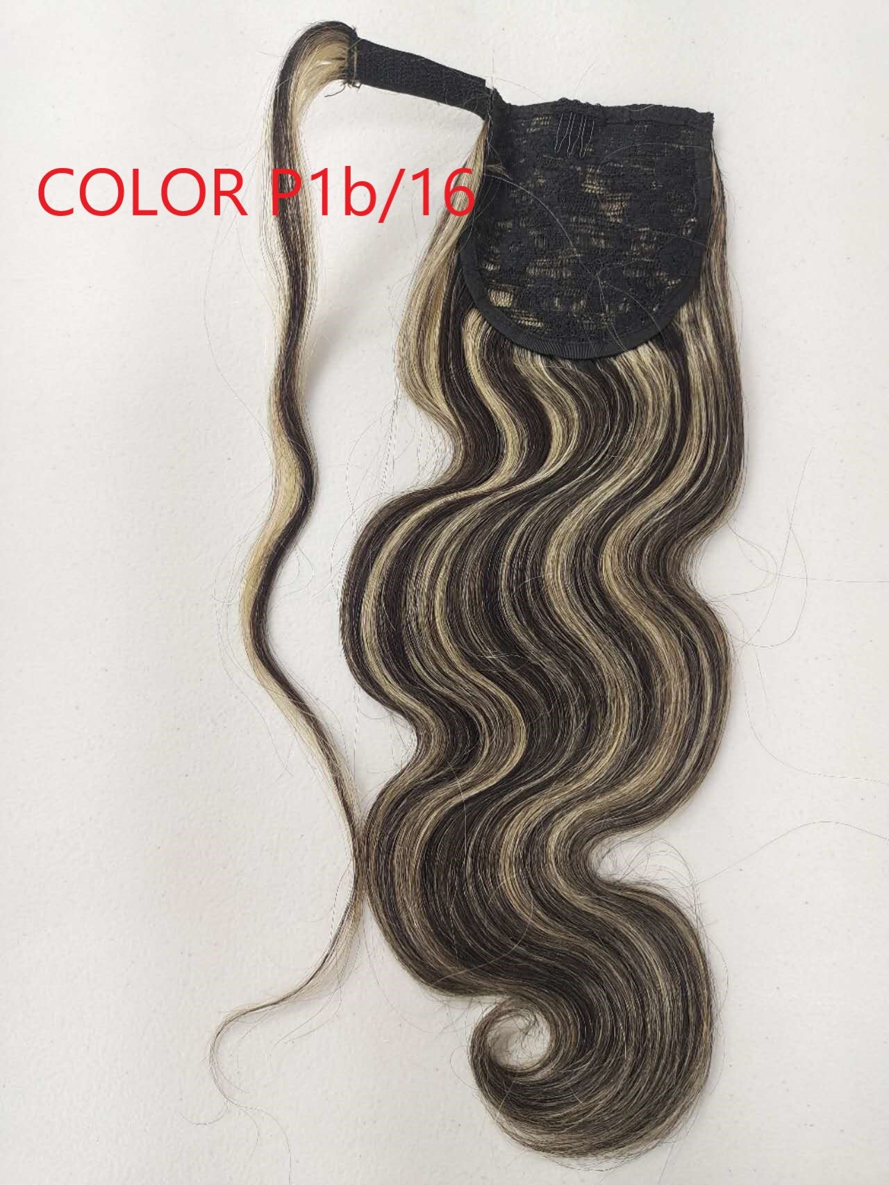 Ponytail 20"-22"  Remy 100% Human Hair bodywave