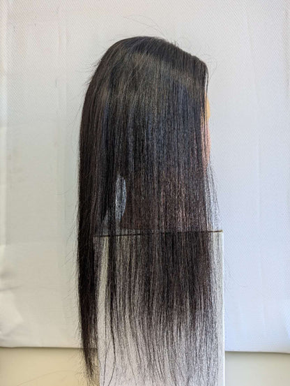 Base size 3*5" length 18" Fine Human Hair Toppers