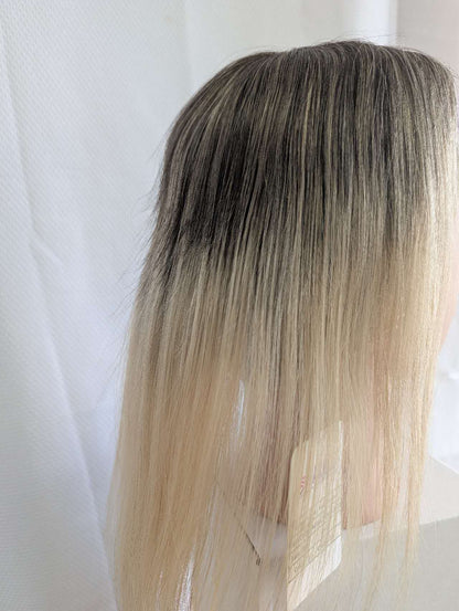 Base size 3*6" length 12" Fine Human Hair Toppers