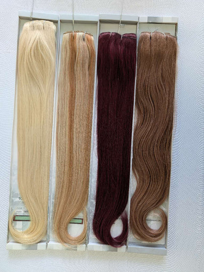 7 Pcs Clip-On extension22-24" Remy 100% Human Hair straight