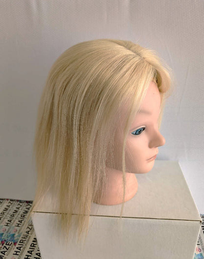 Base size 6*7" length 12" Fine Human Hair Toppers