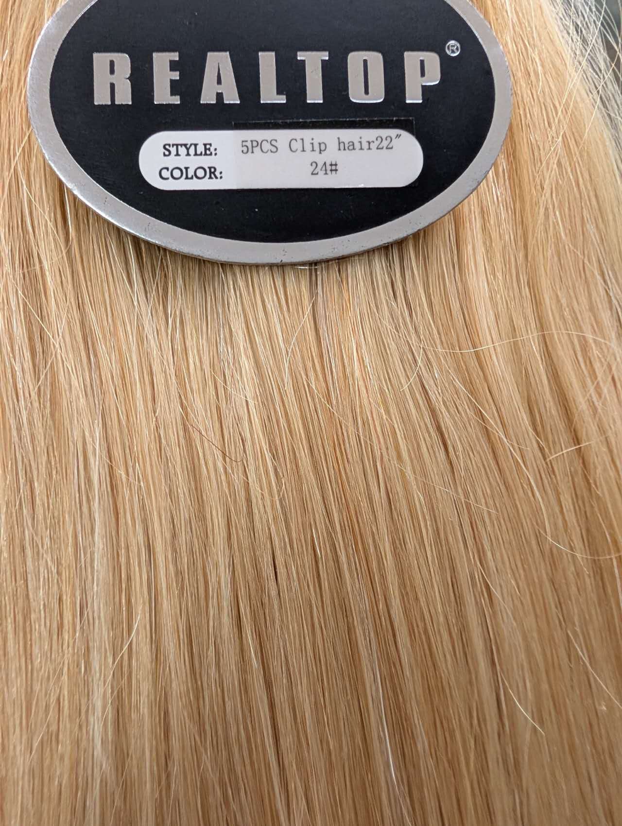 5 pcs Clip-On Extnsions 22“  Remy 100% Human Hair
