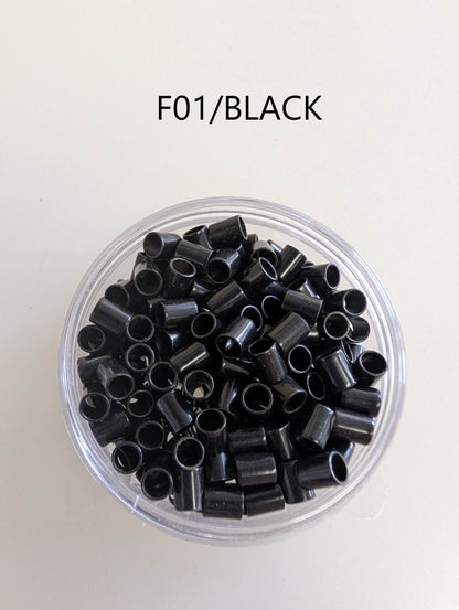 Hair link beads (Copper material) 4.0*5.0 MM 400PCS/2 JARS image 1
