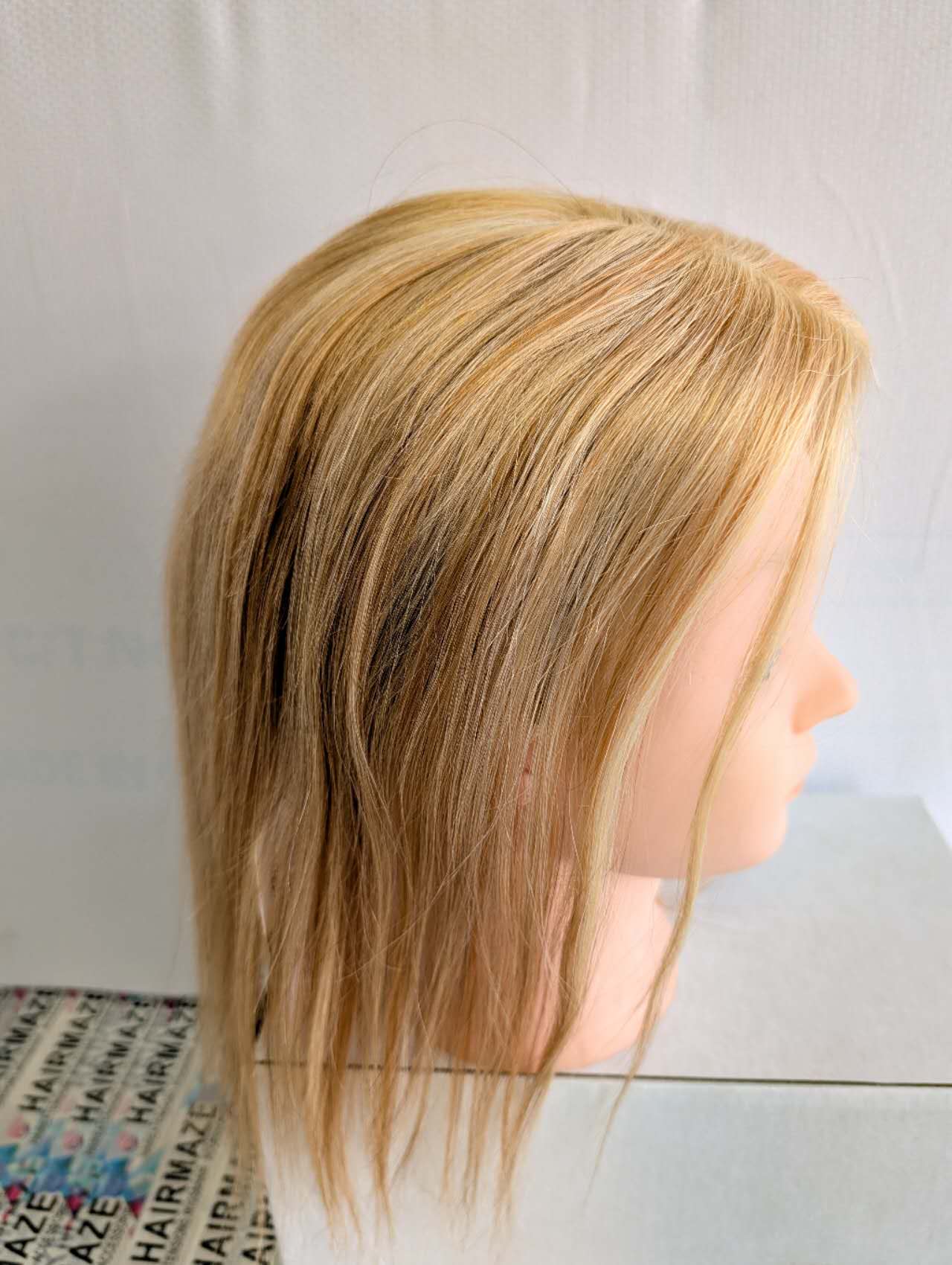 Base size 6*7" length 12" Fine Human Hair Toppers