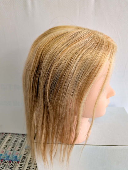 Base size 6*7" length 12" Fine Human Hair Toppers