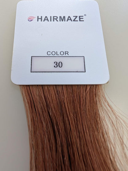 7 Pcs Clip-On extensions18-20" Remy 100% Human Hair straight