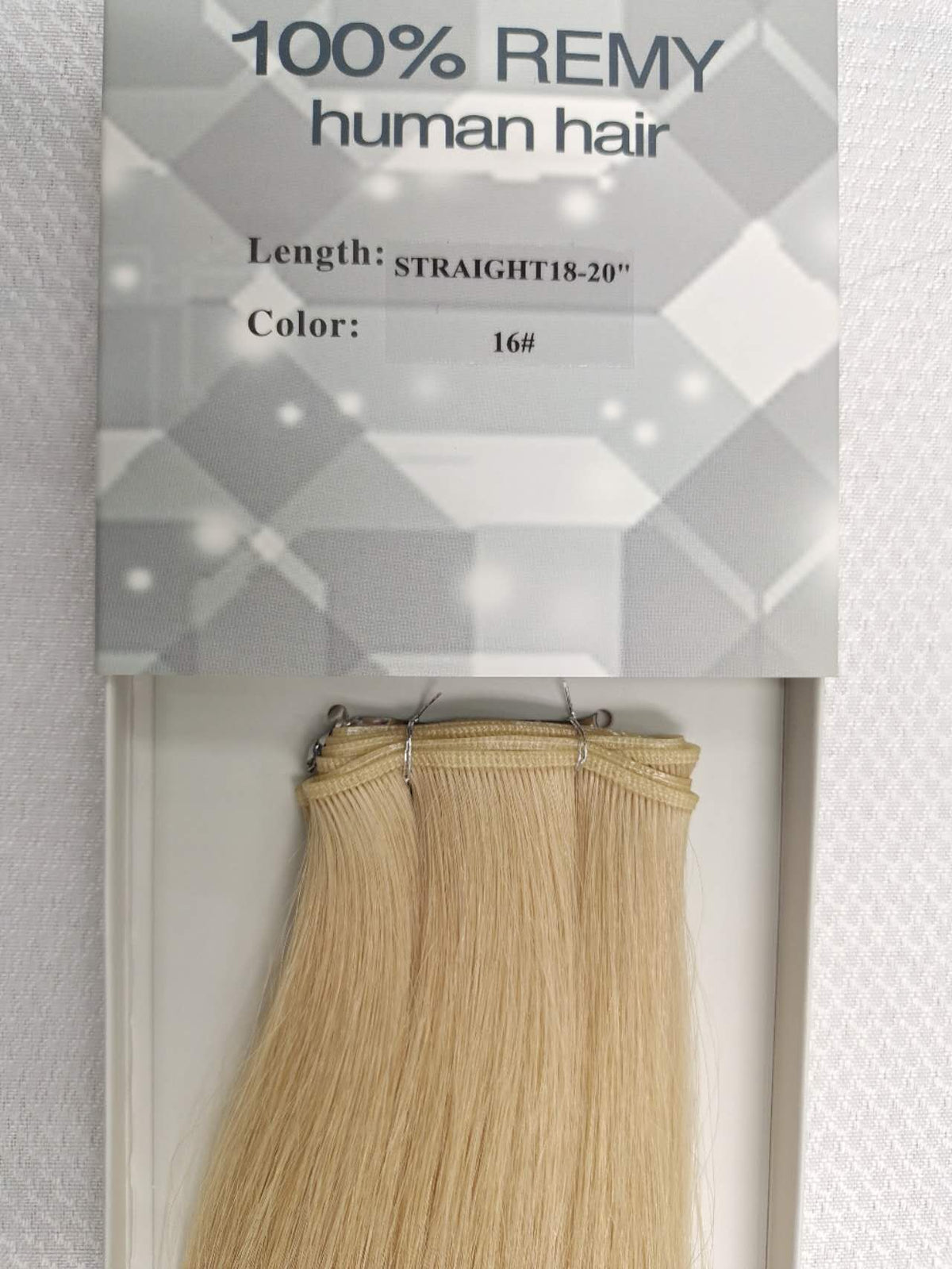 18 inch Remy 100% Human Hair New mini hand-tied weft image 2