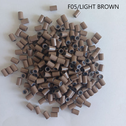 Microring Beads Silicon-lined size3.5*5.0mm(or 3.5*4.0mm) 500pcs/ 2 Jars image 3