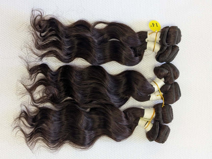 Natural loose wave bundles,dark chocolate brown , 100% Human Hair