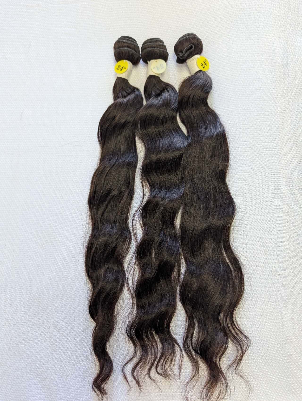 Natural loose wave bundles,dark chocolate brown , 100% Human Hair
