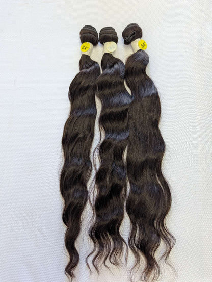 Natural loose wave bundles,dark chocolate brown , 100% Human Hair