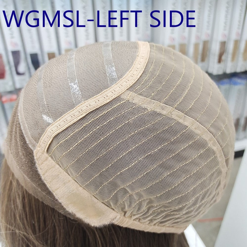 Caucasian wigs handmade Swiss lace Fine Desirable human Hair image 2