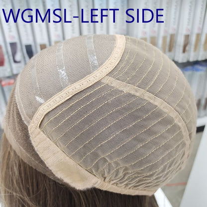Caucasian wigs handmade Swiss lace Fine Desirable human Hair image 2