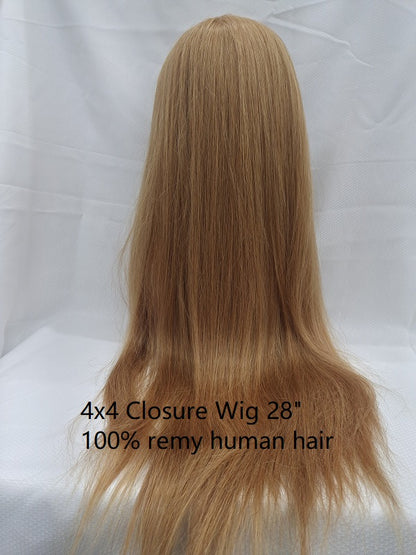 Wig28"-30"  Fancy color,  100% human hair premium texture