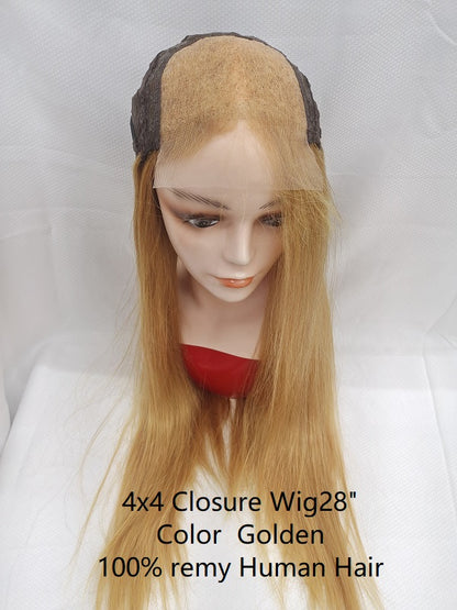 Wig28"-30"  Fancy color,  100% human hair premium texture
