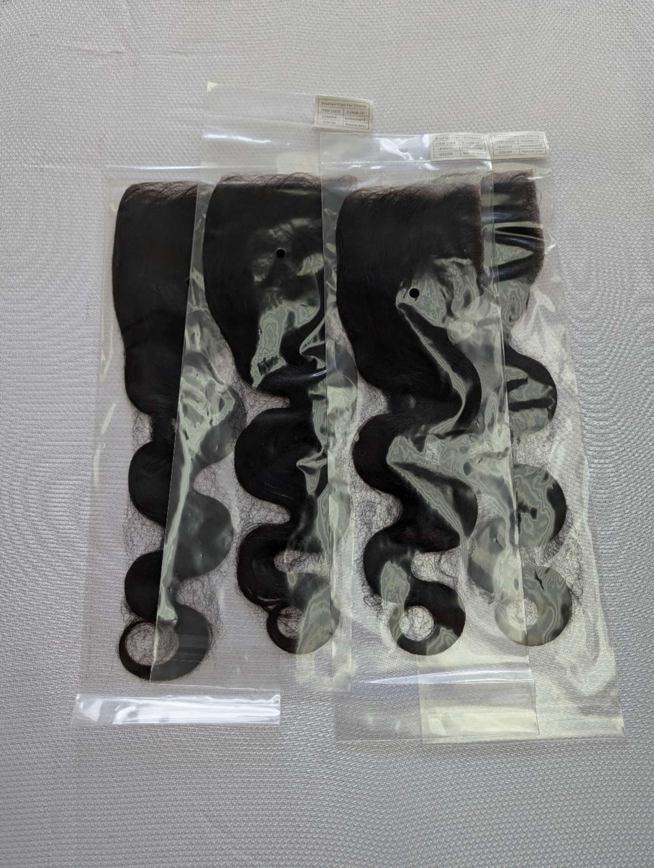 HD lace closure 4×4inches, Brazilian hair, Natural Color