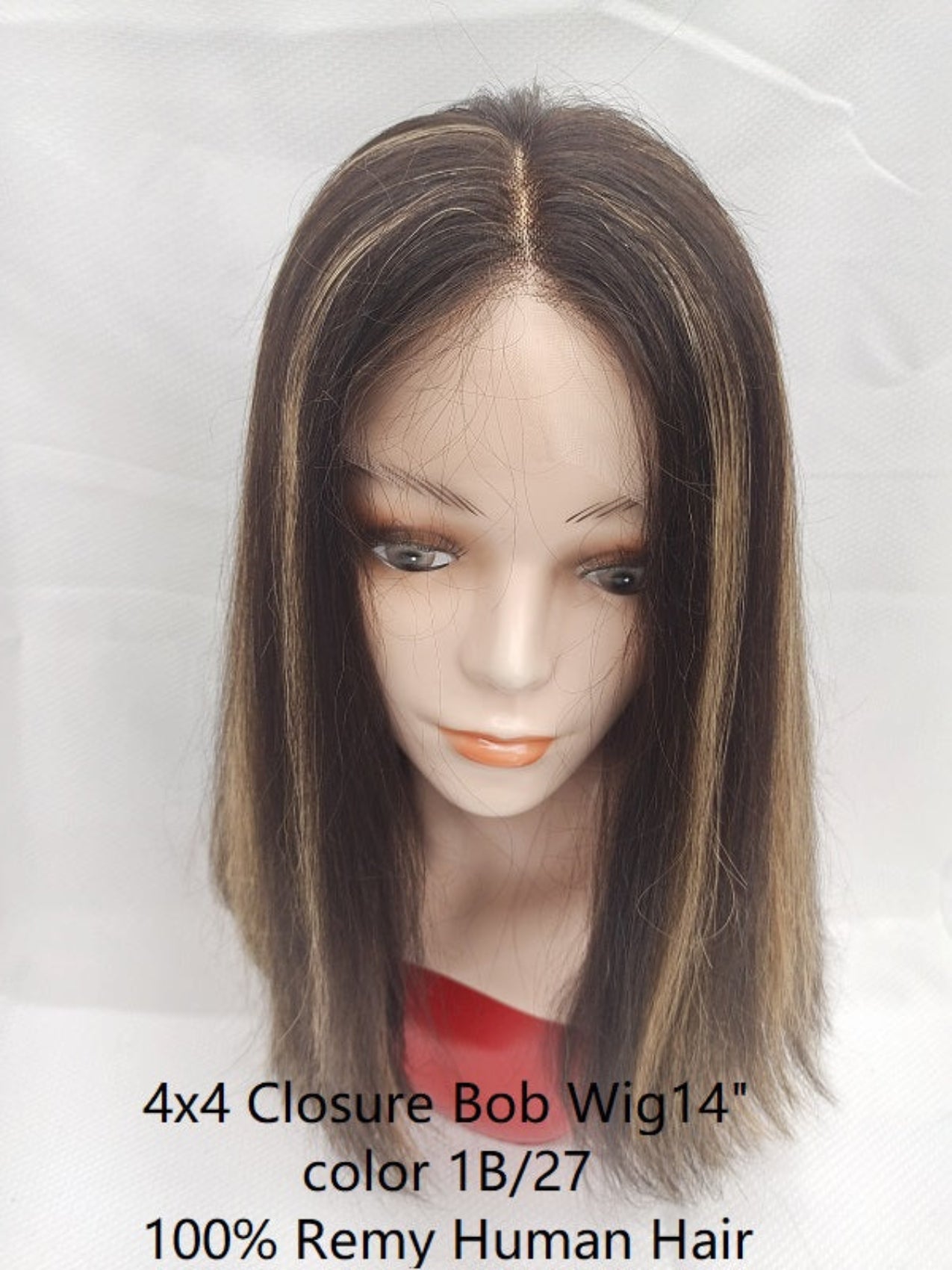 High light Bob wig  Natural black color,  100% Brazilian hair