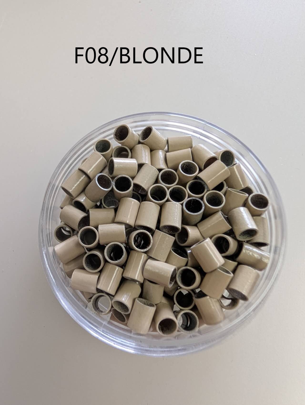 Hair link beads (Copper material) 4.0*5.0 MM 400PCS/2 JARS image 7