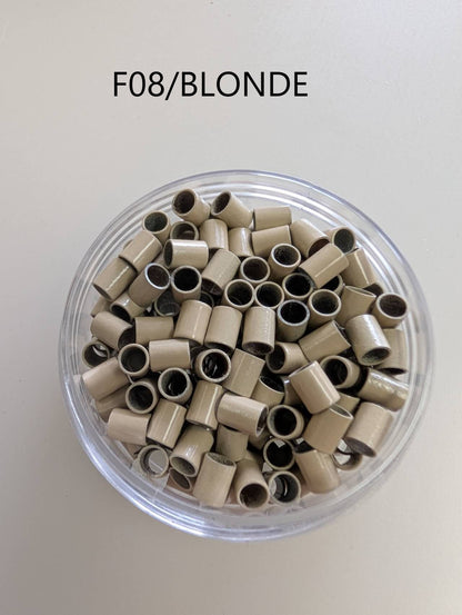 Hair link beads (Copper material) 4.0*5.0 MM 400PCS/2 JARS image 7
