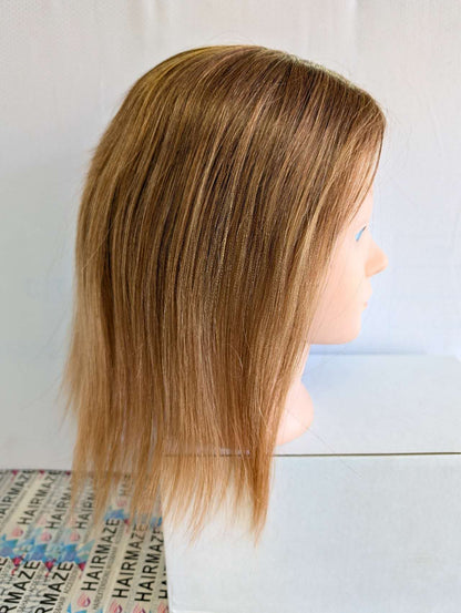 Base size 6*7" length 12" Fine Human Hair Toppers