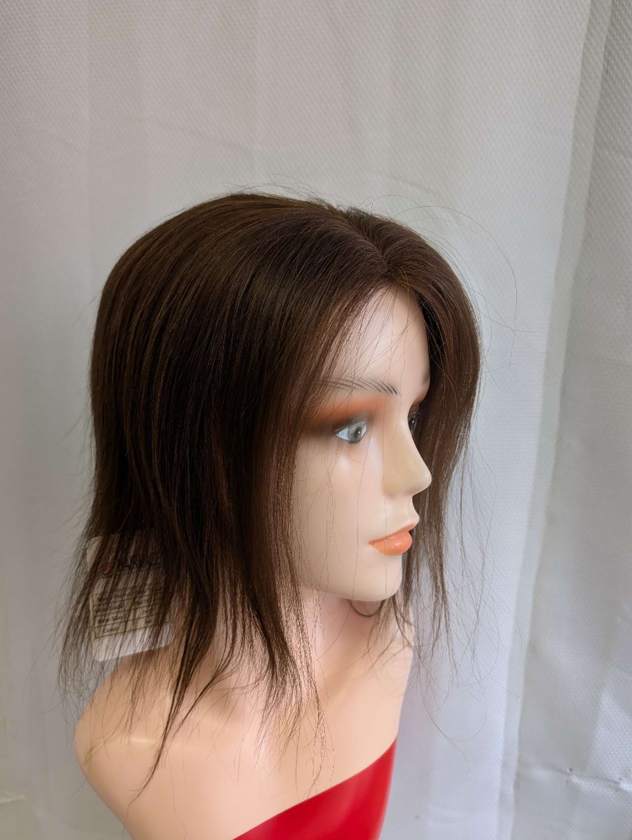 Base size 7*9" length 12" Fine Human Hair Toppers