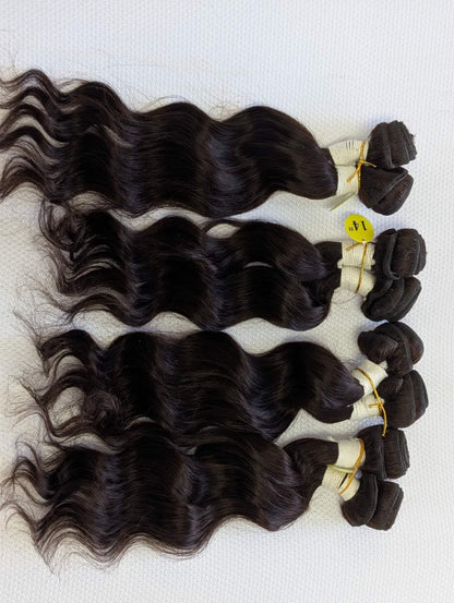 Natural loose wave bundles,dark chocolate brown , 100% Human Hair