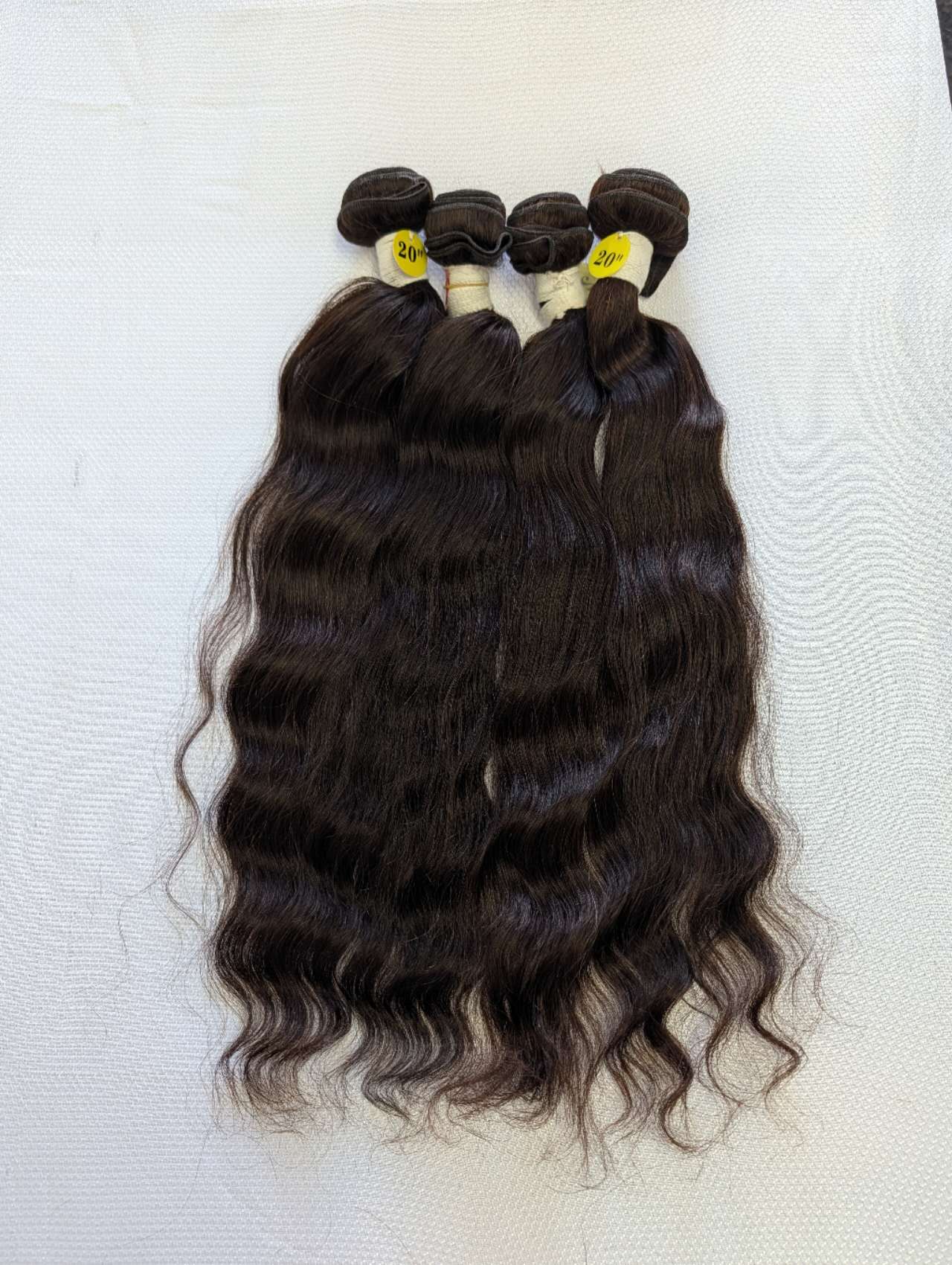 Natural loose wave bundles,dark chocolate brown , 100% Human Hair