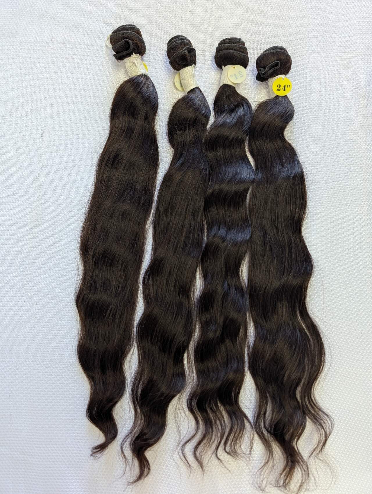 Natural loose wave bundles,dark chocolate brown , 100% Human Hair