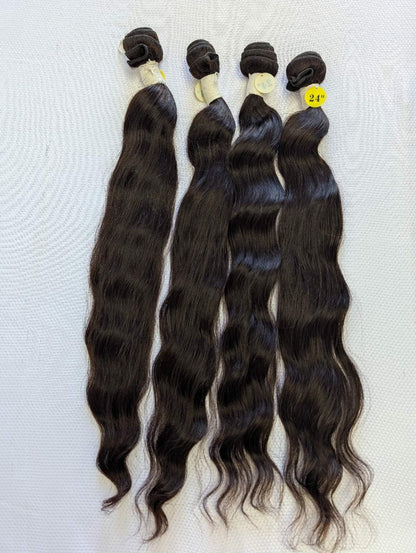 Natural loose wave bundles,dark chocolate brown , 100% Human Hair