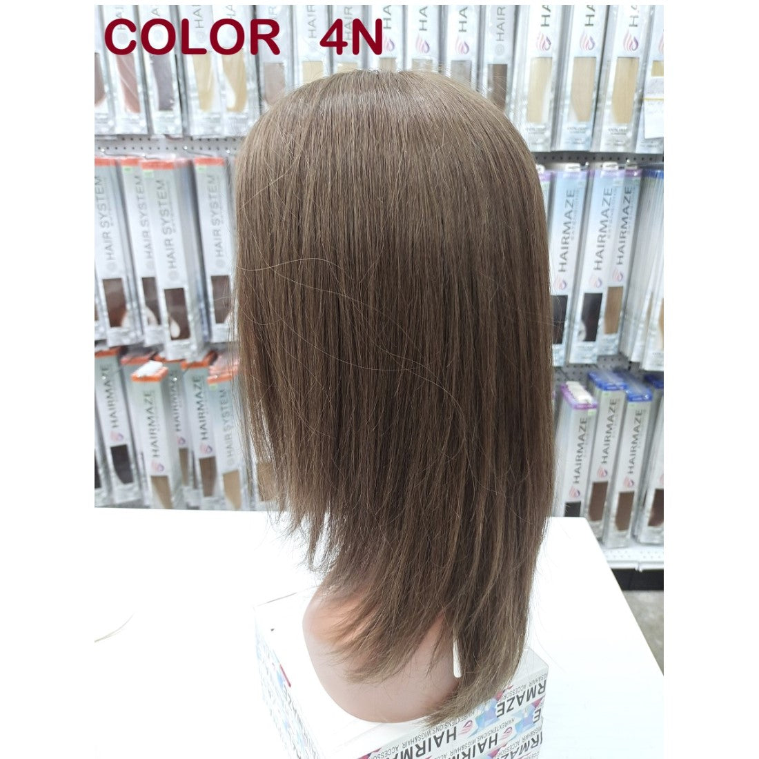 Caucasian wigs handmade Swiss lace Fine Desirable human Hair image 17
