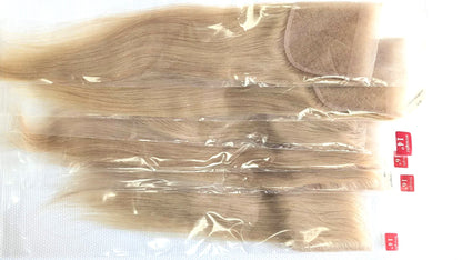 HD lace closure 5×5 inches, Brazilian hair,  Color 613