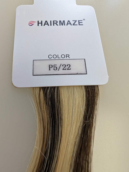 18 Inch  Remy 100% Human Hair Weft
