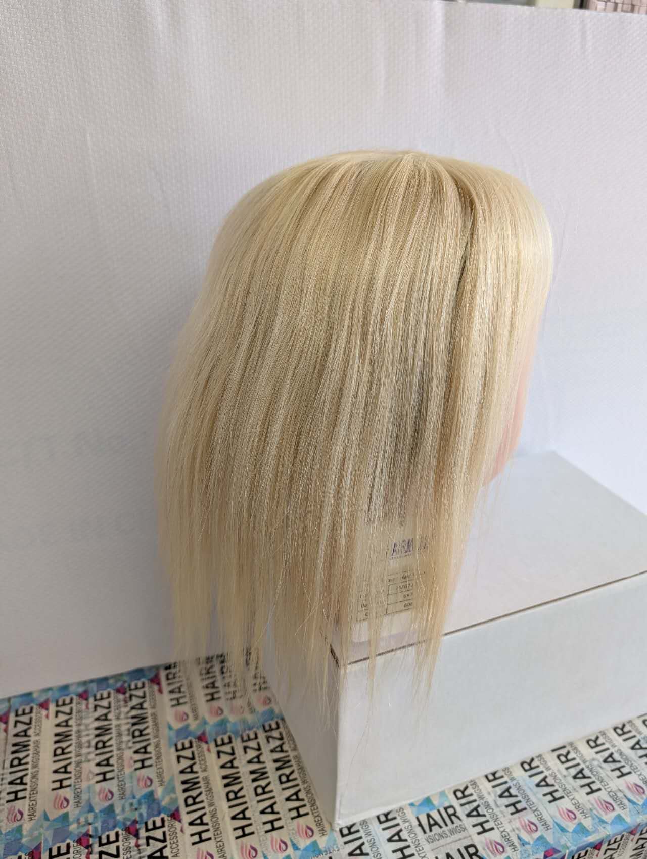 Base size 6*7" length 12" Fine Human Hair Toppers