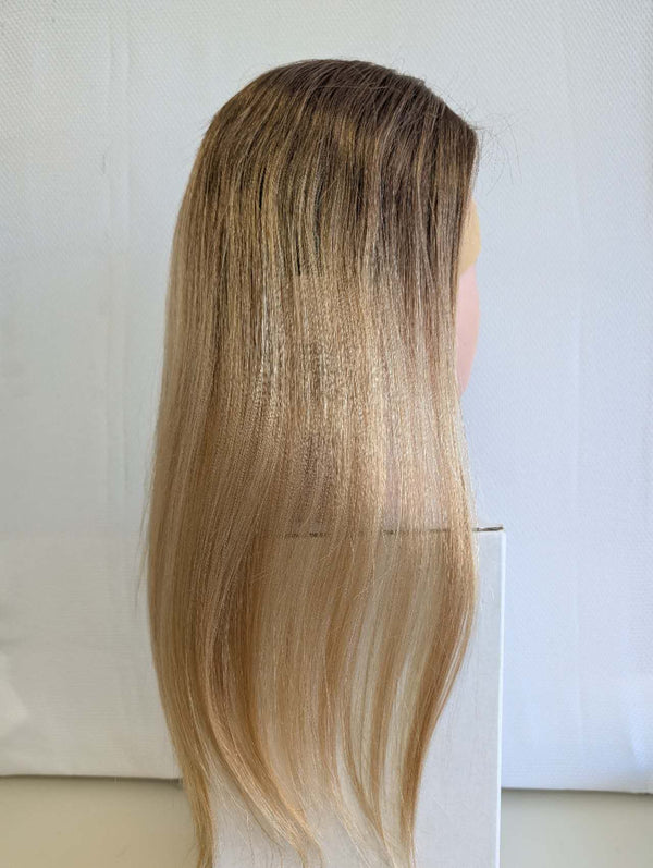 Base size 3*5" length 18" Fine Human Hair Toppers