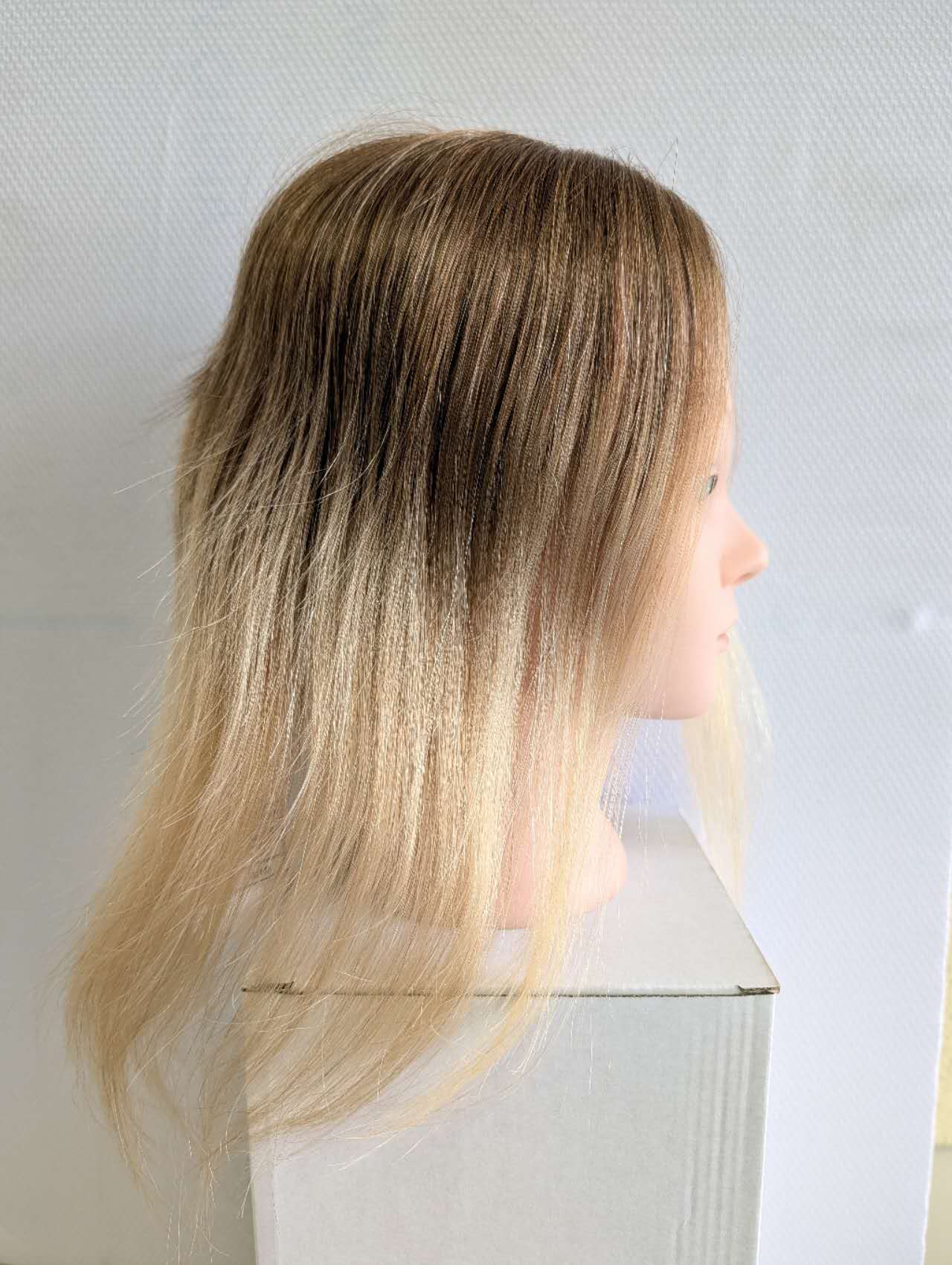 Base size 5*6" length 12" Fine Human Hair Toppers