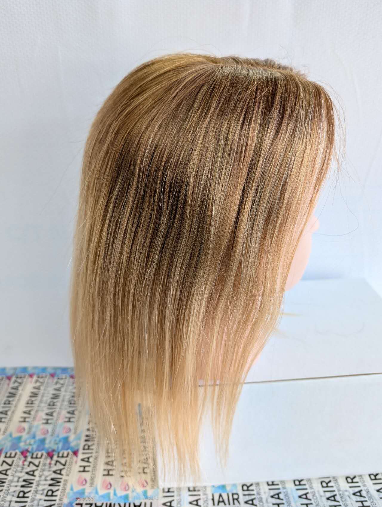 Base size 6*7" length 12" Fine Human Hair Toppers