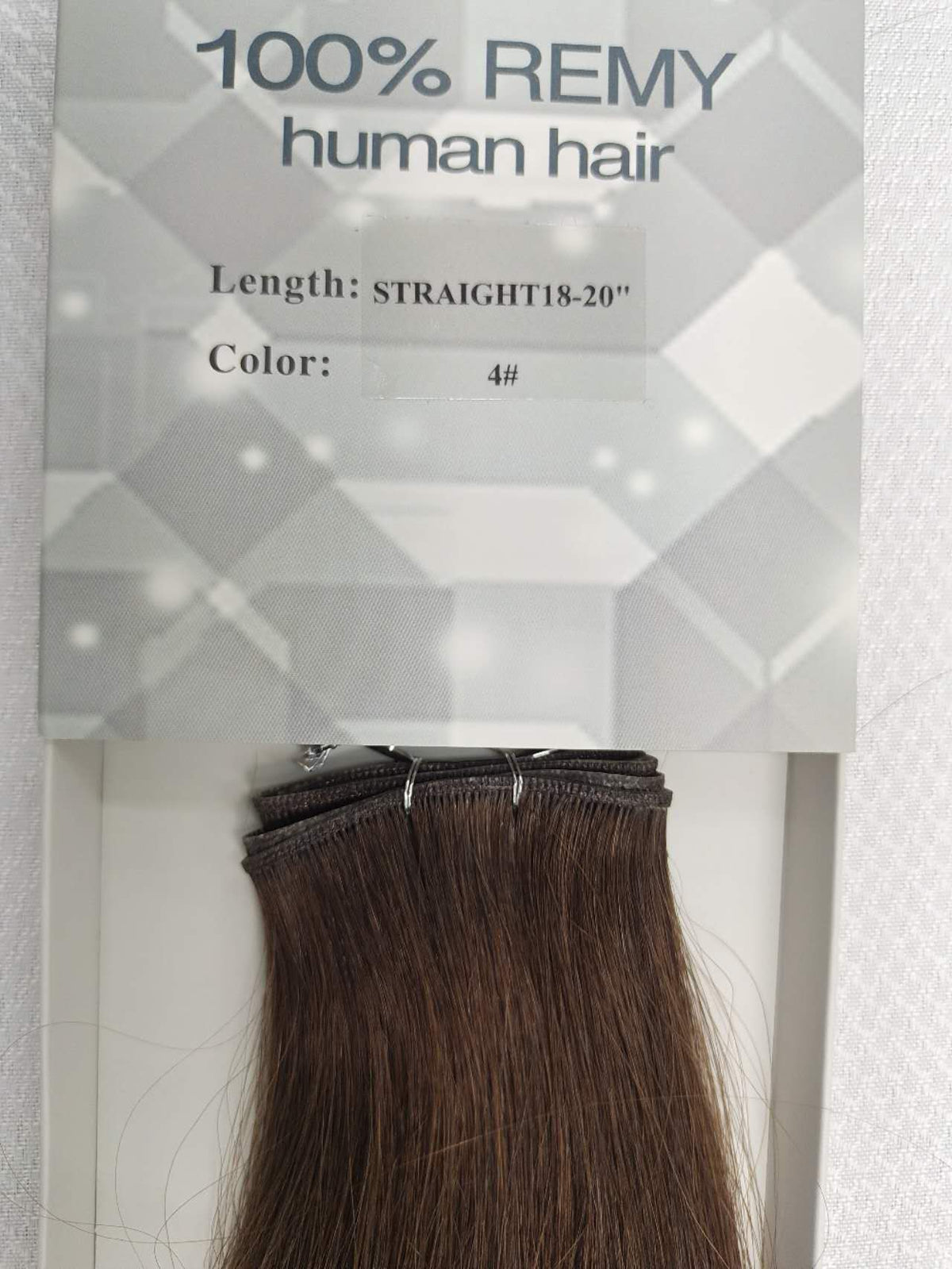 18 inch Remy 100% Human Hair New mini hand-tied weft image 7
