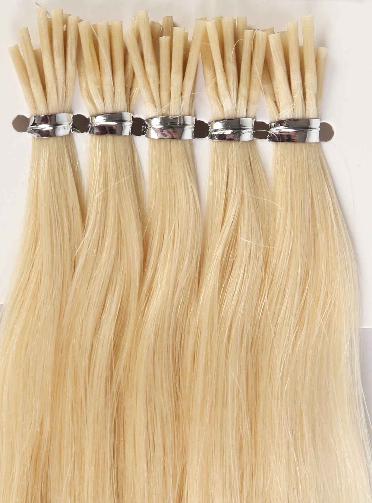 (18")100% Indian remy hair  I-tip Extensions image 0